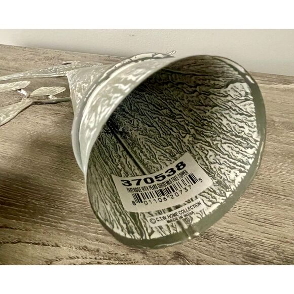 CWI Home Partridge with Pears Metal Christmas Tree Topper Rustic Distressed - Picture 5 of 8